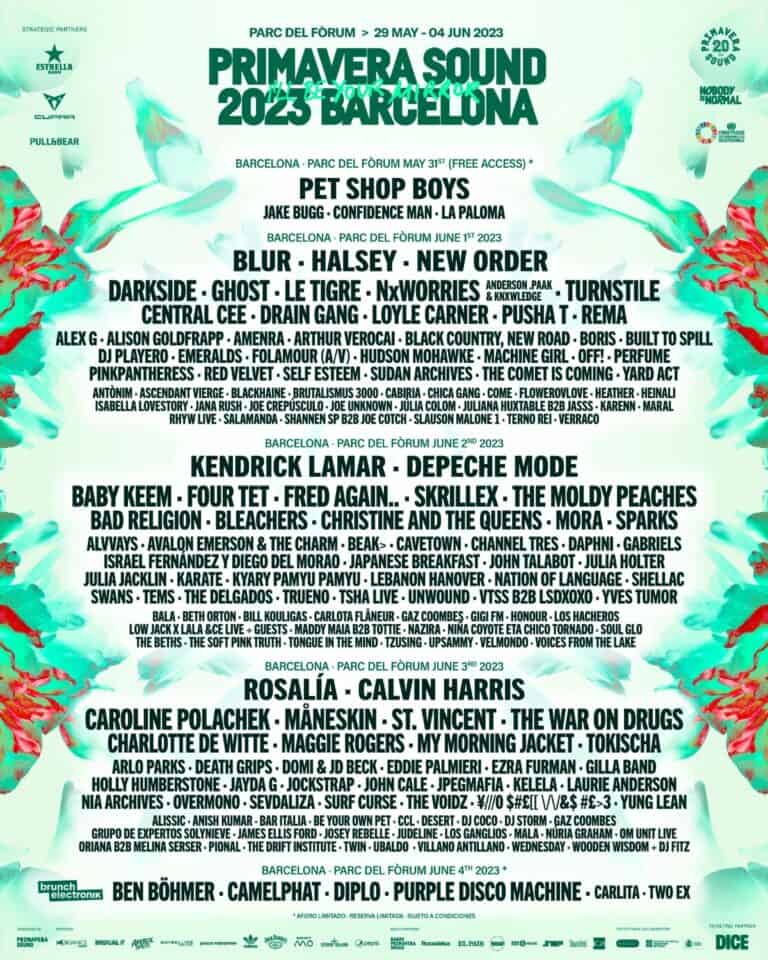 Primavera Sound 2023 Preview, Line Up and Tickets!